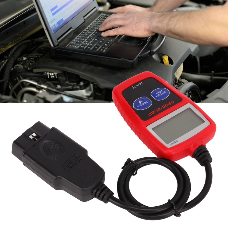 CAN BUS OBD2 Code Reader Backlit LCD Display High Accuracy