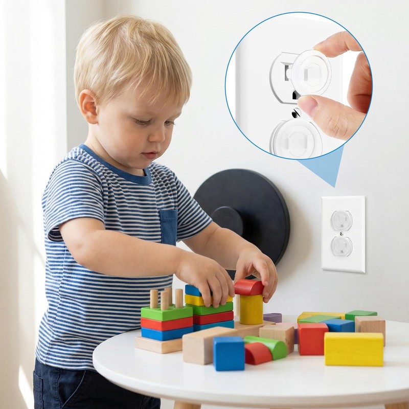 240 Pcs Outlet Covers Bulk Proofing Plug Covers for Electrical