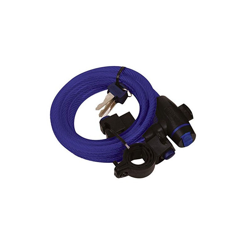 Oxford Cable Bike Lock, 12mm x 1.8m - Blue