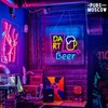 Rdutuok Dart Neon Sign Wall Decor Dartboard Neon Lights,Beer Neon