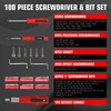 CARTMAN Magnetic Screwdriver Set with Rack, Includs Precision Screwdriver, Magnetizer