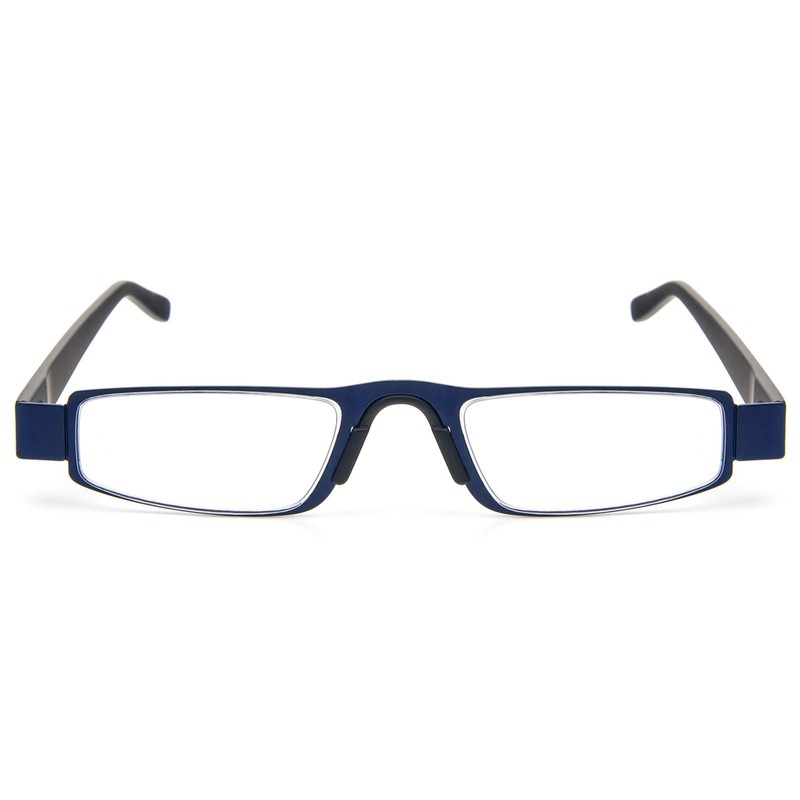 [REAVEE] 老眼鏡 メタル デザインケース付き 軽量弾性TR90フレーム コンパクト ポケットに収納 男女兼用 おしゃれ 度数