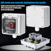 IP67 Outdoor Waterproof Box 2 Push Button (Letter) Emergency Stop