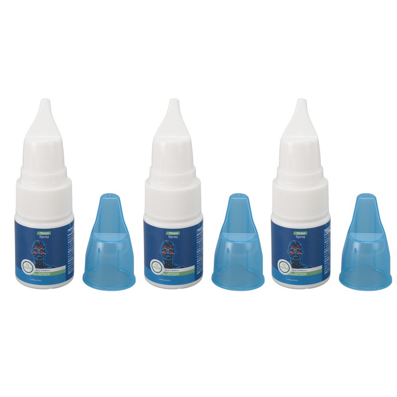 3Pcs Nasal Spray 18ml Gentle Fine Mist Allergy Relief Nose