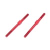 Square SGX-3045R A70-75 Duralumin Turnbuckle M3 x 45mm (Red)