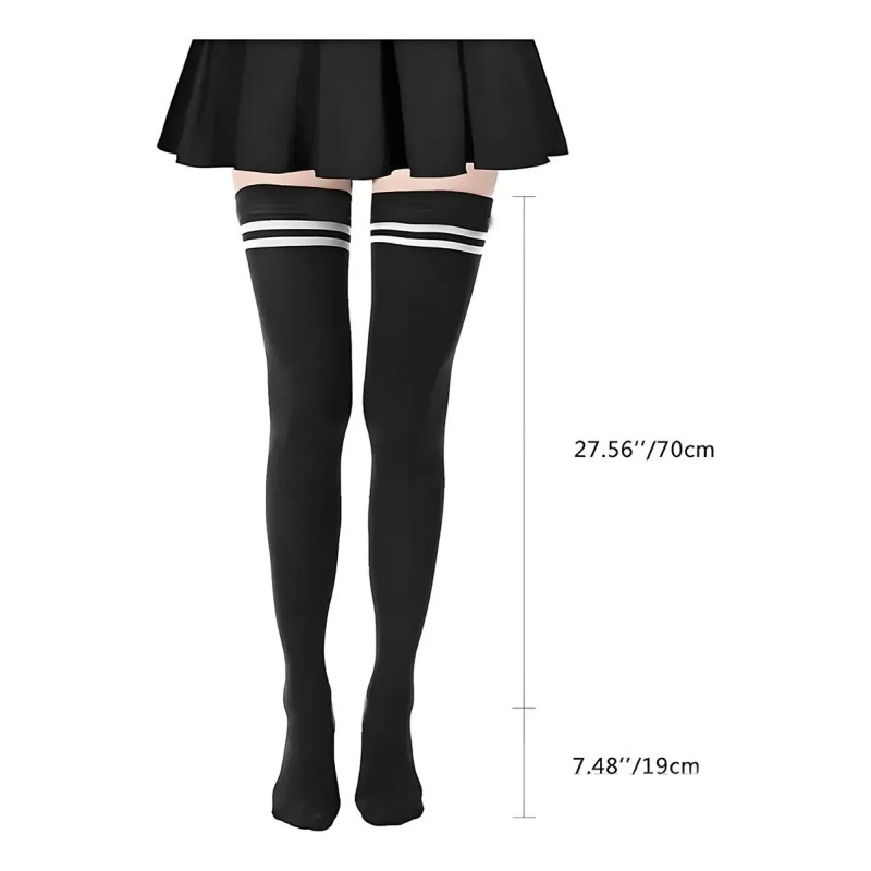 10-pack Of Dance Socks, Over-the-knee Socks Japonesa Kawaii