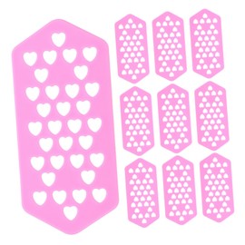 Minkissy Flexible Perm Rollers 10pcs Plastic Perm Rollers for Short Hair Hair Curling Tools