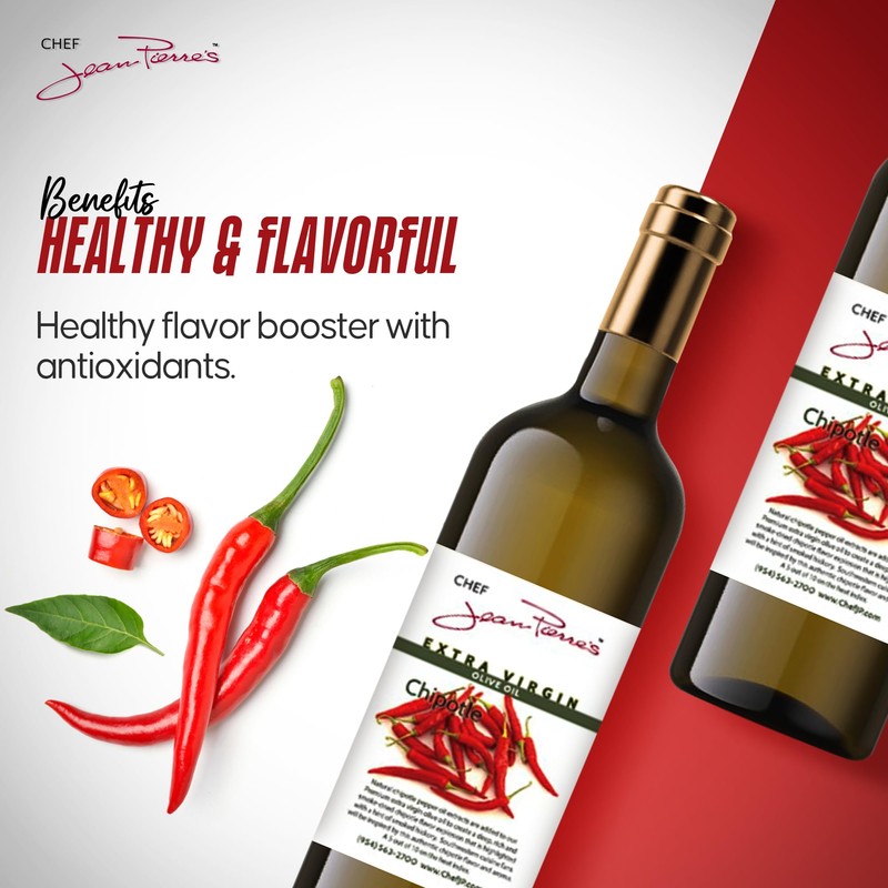 Chef Jean Pierre's Extra Virgin Chipotle Olive Oil - 750ml(25oz)