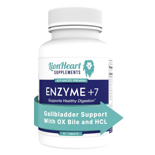 DIGESTIVE ENZYMES SUPPLEMENT - Includes Purified Ox Bile Salts -