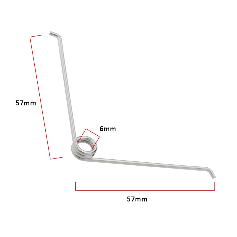 VGOL 10pcs V-Shape Spring Stainless Steel Small Torsion Spring for