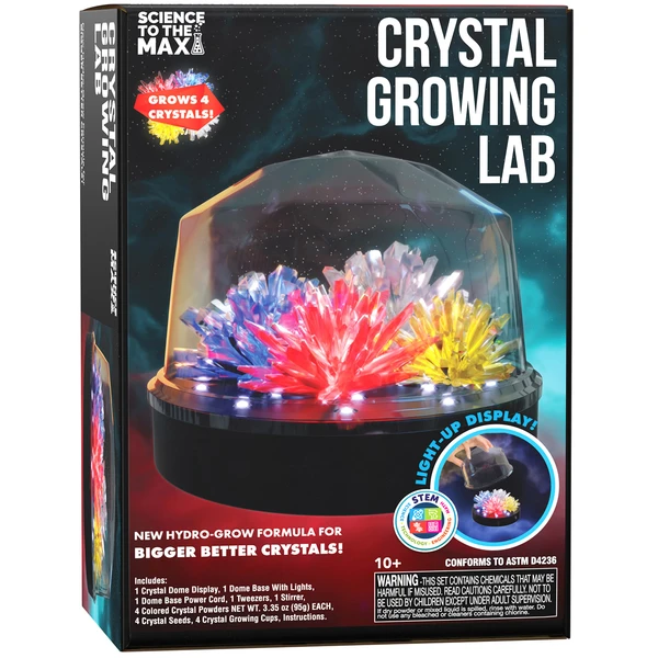 Science Kit for Kids Crystal Growing Kit + Light Up