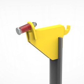 BlancoHabil T Post Target Hanger,Steel Target Hanger,AR500 Steel Targets for Shooting,Target Stands for Shooting Range,Shooting Target Stand