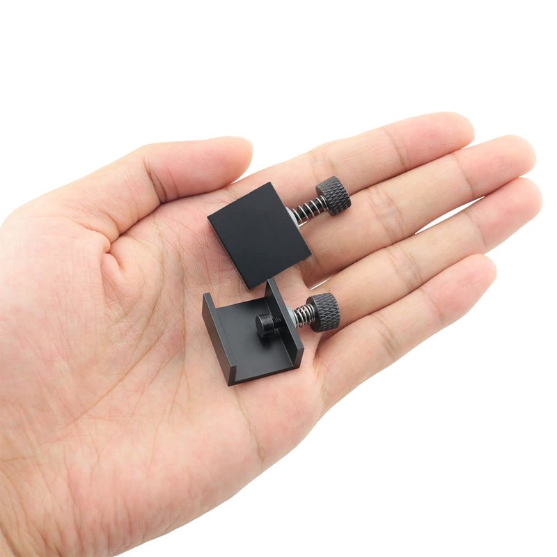 JJHXSM 4pcs 3D Printer Heating Bed Clamp Glass Clips Clamps