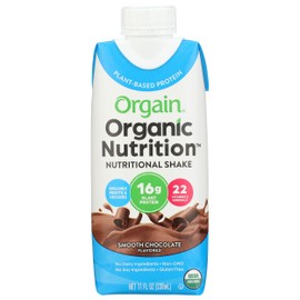 ORGAIN SHAKE SNGLE SMTH CHOC VEG 11OZ