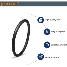 JEDELEOS RD Belt 66100 for Sanitaire Commercial Upright Vacuum SC679 SC684 SC688 SC886 SC887 SC888 SC899, Round Belts for Eureka 52100 and 52100C Replace Parts 30563B (Pack of 6)