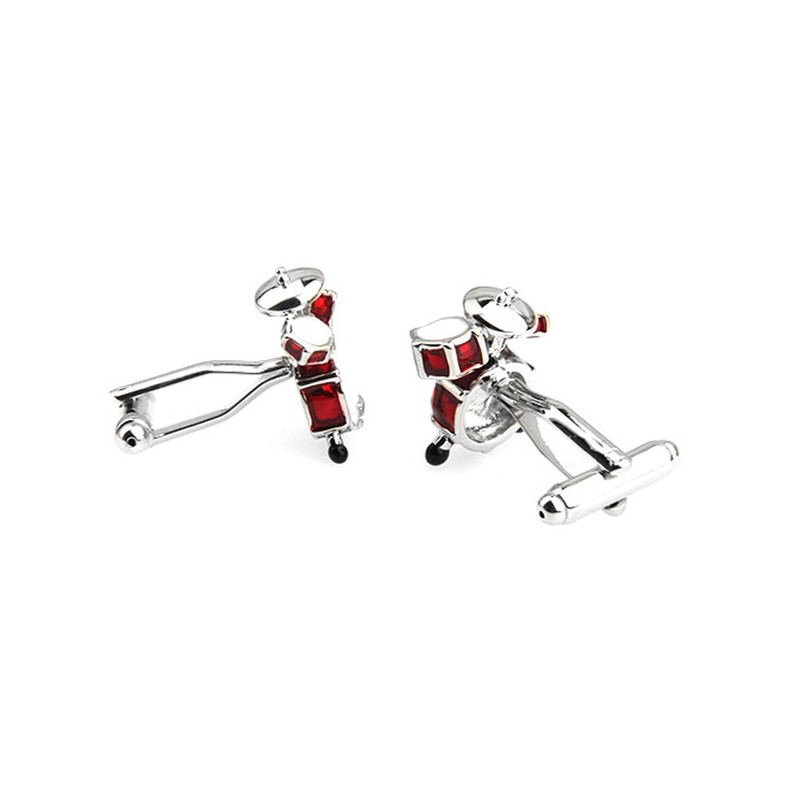 Mens Drum Kit Music Cufflinks Birthday Gift