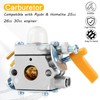 QAZAKY SS30 SS26 CS30 Carburetor Compatible with Ryobi Homelite Weed