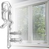 20-Pack Clear Plastic Blind Clips – Effortless Window Valance Installation