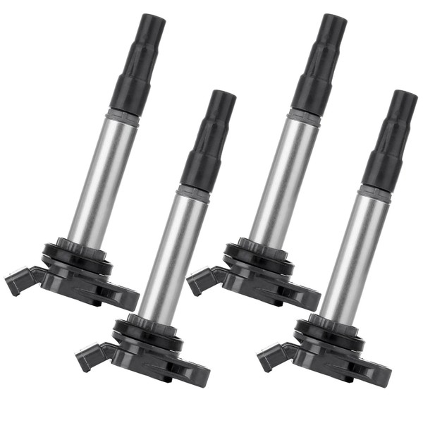 QUALINSIST Set of 4 Ignition Coil Pack Compatible for Pontiac