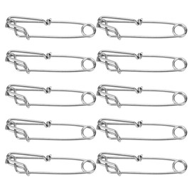 Dilwe LONGLINE SNAP CLIP 10 PCS 2.6x100mm Stainless Steel Longline Snap Clips Suitable for longline fishing, swimming, sharks, tuna fishing, crab fishing, shrimp etc.