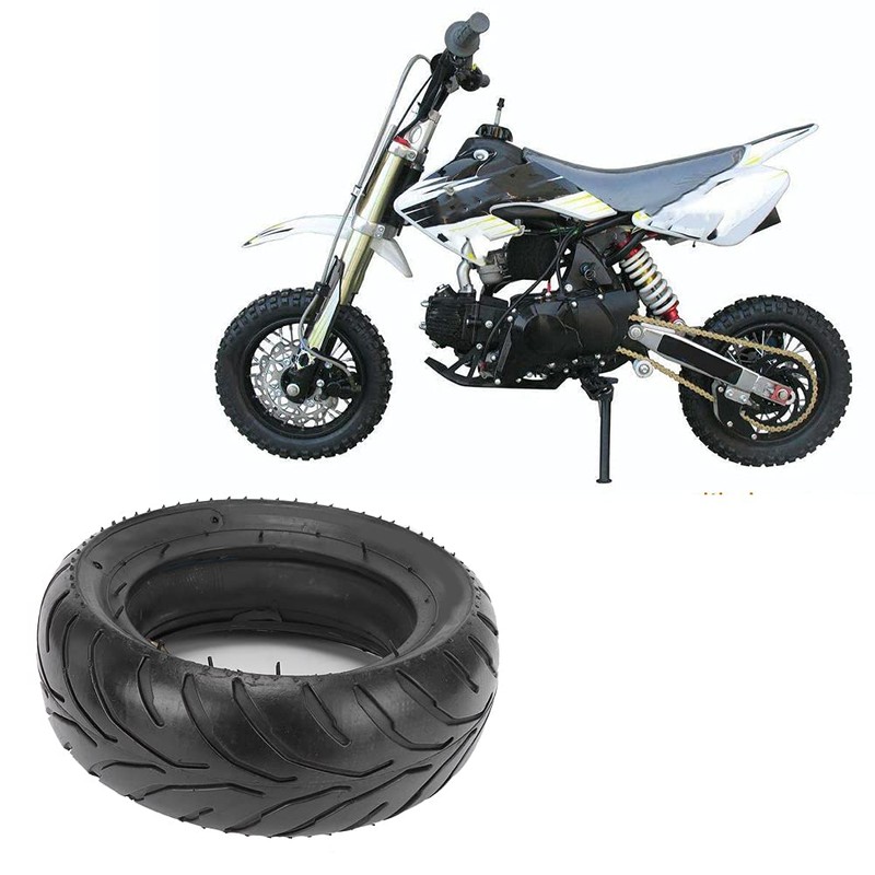 110/50-6.5 Tire and Tube,Rubber Motorcycle Rear Tire Kit for Mini