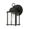 Livex Lighting 7506-14 Frontenac 1-Light Outdoor Wall Lantern, Black