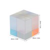 Prism Cube Optical Glass RGB Dispersion Color Cube Sun Catcher