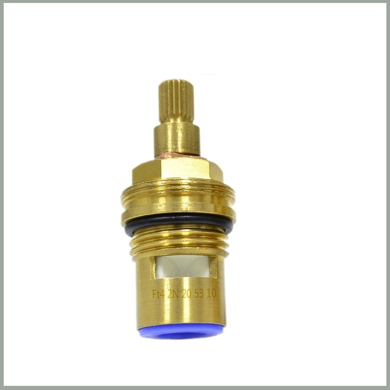 SmartDIY Damixa 1/2 Inch Ceramic Quarter Turn Top Valve Brass