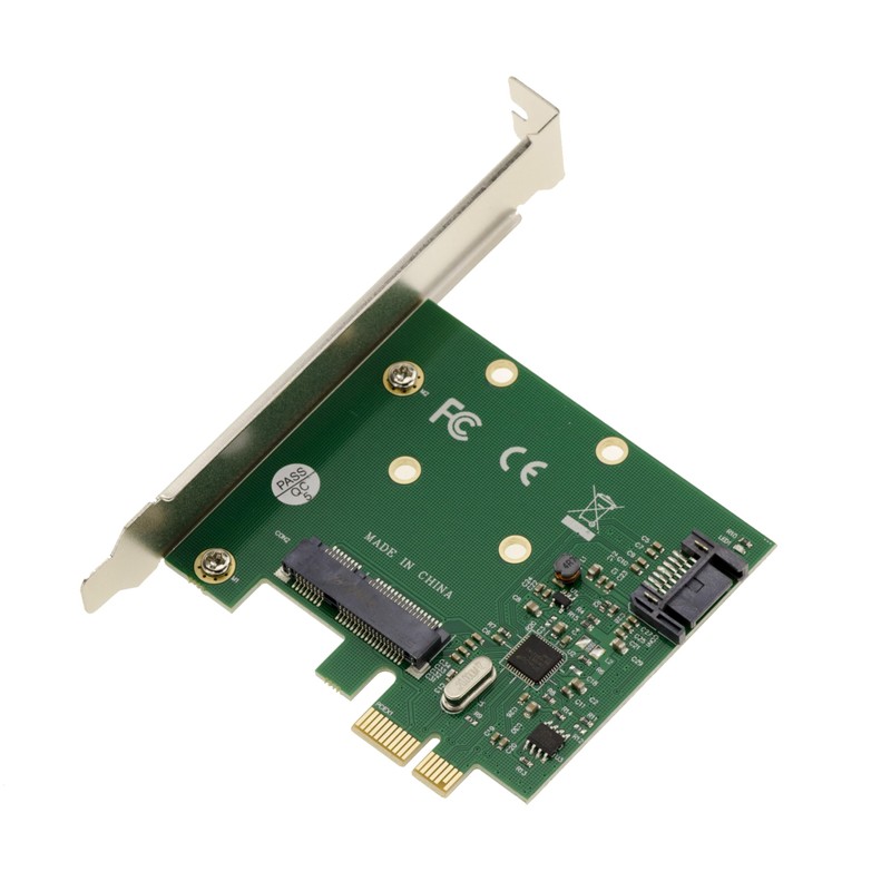 KALEA-INFORMATIQUE PCIe mSATA + SATA Controller Card - SATA 3.0