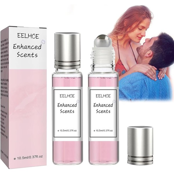 wimony Enhanced Scents Pheromone Perfume 2PCS Roll On Lady's Perfume
