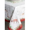 Maison d' Hermine Christmas Tradition 100% Cotton Tablecloth Kitchen Dining