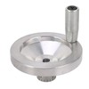 Hand Wheel Crank Handwheel Aluminum Alloy 0‑1mm Scale 80mm Diameter