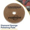 sourcing map Diamond Sponge Polishing Pads 3" Dia 10000 Grit