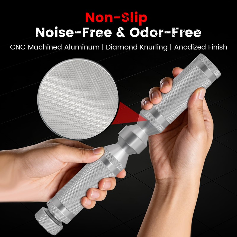 LIZAAL Forearm Strengthener, Adjustable All-Metal Grip Strength Trainer, Forearm Exerciser