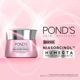PONDS Crema Facial Antimanchas Da Bright Miracle Ultimate Clarity con Niasorcinol y FPS 30, uso de da para una piel luminosa y tono uniforme 50 g