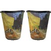 YouCustomizeIt Cafe Terrace at Night (1888) Waste Basket - Double