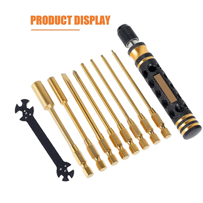 Wisyurt 9 in 1 RC Tool Kit, RC Car Tool