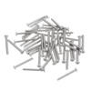 sourcing map M1.4-0.3 x 12mm 50Pcs Flat Round Head Screws