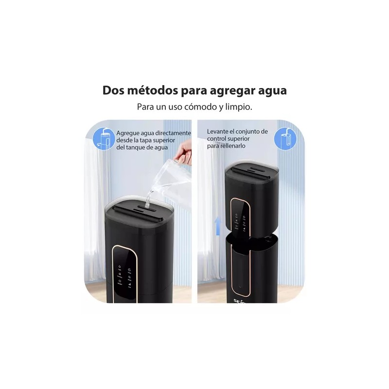 Sejoy Humidificadores 8l Para Dormitorio Habitación Grande Y Bebé Color