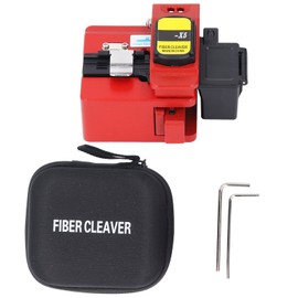 Fiber Cleaver 16 Cleaving Spots 48000 Cleaves Auto Tool Return FTTH Optical Fiber Cutter Cold Splicing Tool