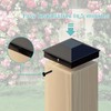 6x6 Post Caps for 5.5inx5.5in Wood Fence Post, Water-Proof UV-Proof