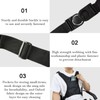 Wheelchair Seat Belt, Wheelchair Harness for Adults, Torso Support Vest