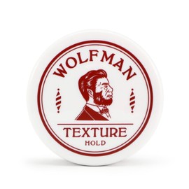 WOLFMAN Textured Hold 4.1 oz (115 g) Hair Wax Pomade Bitter Orange Scent Delivers Strong Hold