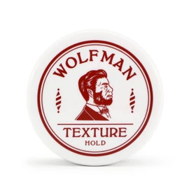 WOLFMAN Textured Hold 4.1 oz (115 g) Hair Wax Pomade Bitter Orange Scent Delivers Strong Hold