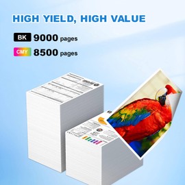 JoyPrinting 31 Ink Bottle Set 32XL Black Ink Bottle Compatible with HP 31 Ink 32XL Ink Bottle Set Work for Smart Tank 7301 7602 7001 5000 5101 6001 5102 5103 651 551 455 457 450 (BK 165ML, CMY 100ML)