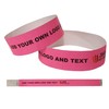 Armbänder personalisiert aus Tyvek, 100 Stück pro Packung (19 mm)