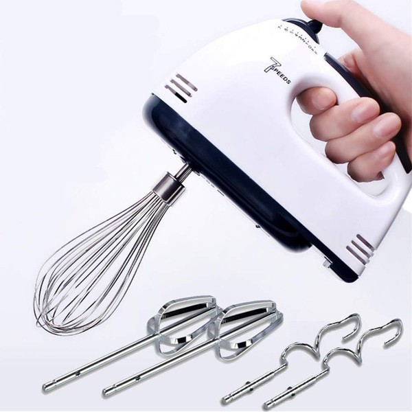 7 Speed HandMixer Electric Handheld,Portable Kitchen Mixer with Easy Button