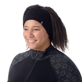 Smartwool Standard Fleece Lined Headband, Black, One Size