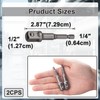 SmallCat 2 PCS 1/2 inch Impact Socket Adapter, Extension Adapter