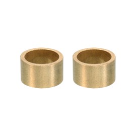PATIKIL M16 Brass Spacer, Pack of 2 Metal Spacers Brass 16 mm ID x 20 mm OD x 12 mm L Brass Spacer Screw Spacer for 5/8 Inch or M16 Screw